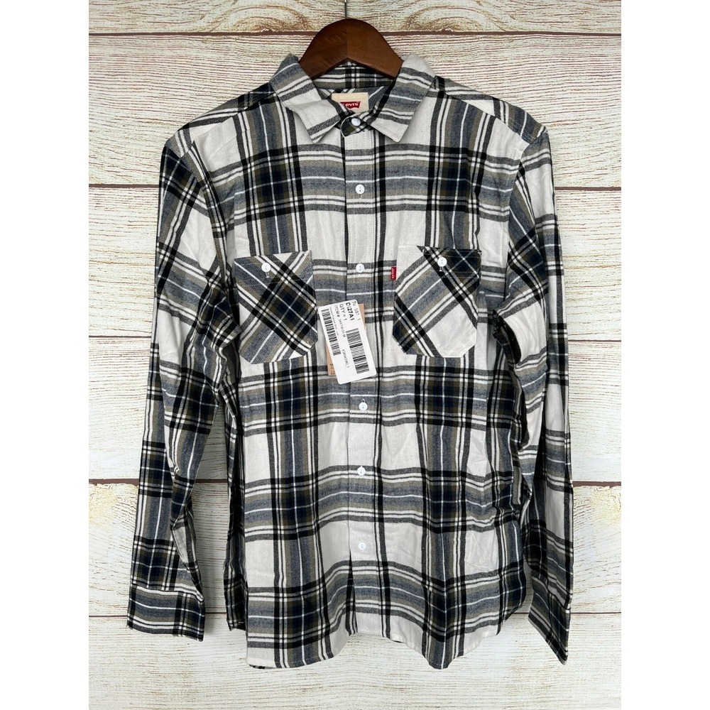 Levi's Button‎ Shirt Mens Size XLarge Inwood Flannel Shirt Long Sleeve Shirt New